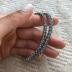 SWAROVSKI  2-set Crystal Stretch Bracelet